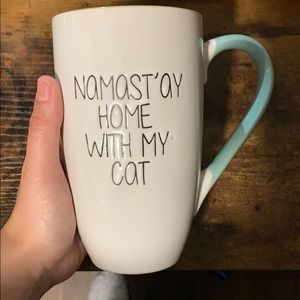Namast’ay home with my cat mug